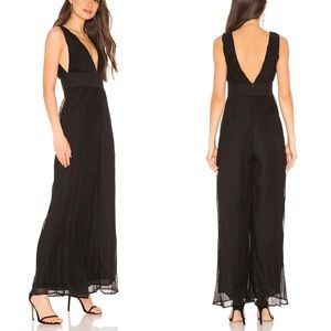 SOLD! SUPERDOWN Pleated Jumpsuit Black